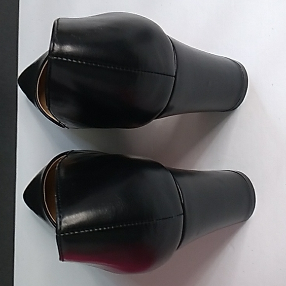 Catherine Malandrino black vegan leather pump heel shoes size 8.5 NEW - Picture 10 of 12